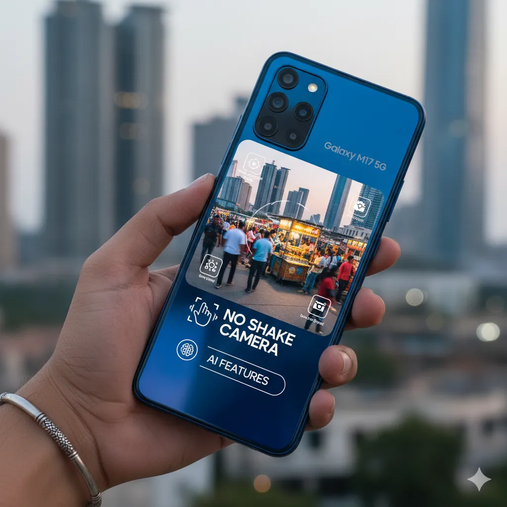 Samsung Galaxy M17 5G Launched in India with "No Shake" Camera and AI Features