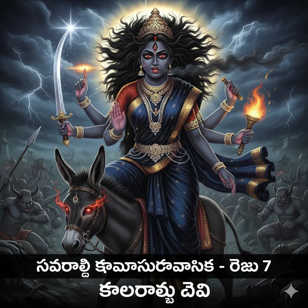 Day 7 – కాలరాత్రి దేవి (Goddess Kalaratri)