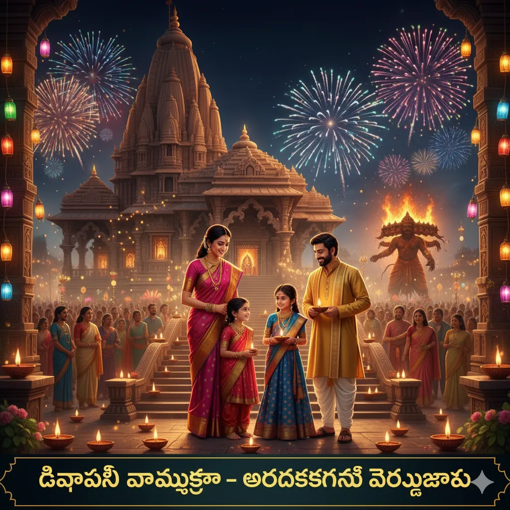 🪔 దీపావళి ప్రాముఖ్యత – అంధకారంపై వెలుగుజయం (The Significance of Diwali – Victory of Light Over Darkness)