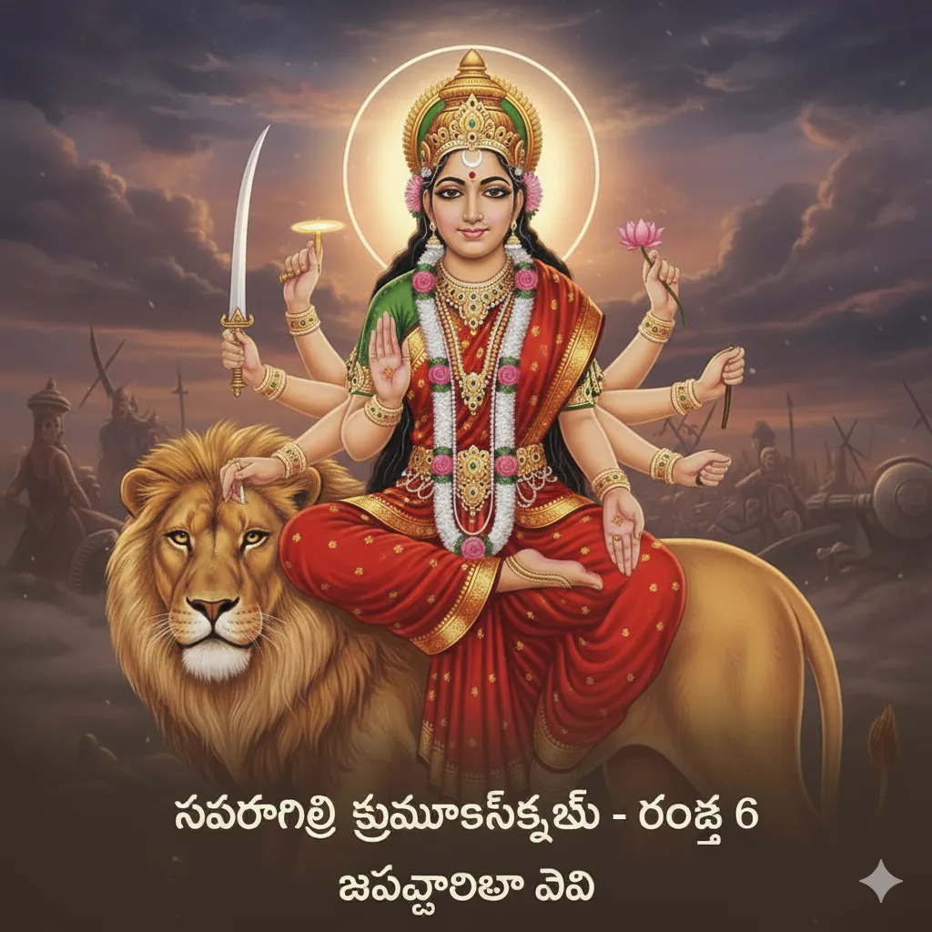 Day 6 – కాత్యాయనీ దేవి (Goddess Katyayani)